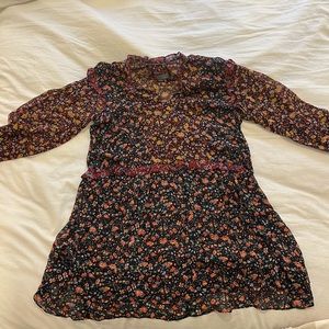 Mismatched Floral Patterned Dress